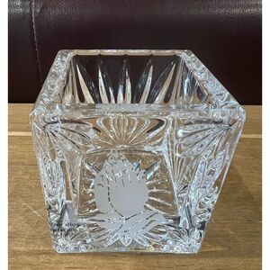Waterford Crystal Praying Hands votive candle holder. Perfect condition.